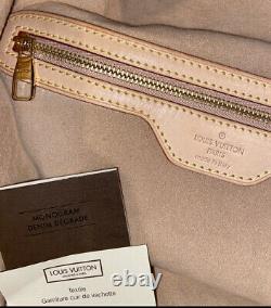 Louis Vuitton Denim Sunbeam Monogram Hobo Sac 2650 $ 2010 Limited Très Rare Clean