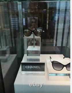Lunettes De Soleil Chanel 5377 Limité Pour Les Yeux De Chat. Rétroviseur 18k Gold? Très Rayonnée