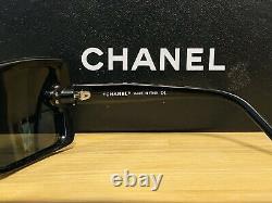 Lunettes De Soleil Chanel Edition Limitée Swarovski Crystal 5065-b Noir Very Rare