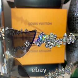 Lunettes De Soleil Louis Vuitton Cat Eyes Edition Limitée Swarovski Crystal Very Rare