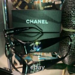 Lunettes De Vue Chanel 3116 Edition Limitée Swarovski Crystal Black Frames Very Rare