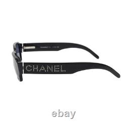 Lunettes de soleil Chanel 5060-B Noires Édition Limitée Cristal Swarovski TRÈS RARE