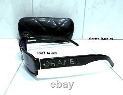 Lunettes de soleil Chanel 5060-B Noires Édition Limitée Cristal Swarovski TRÈS RARE