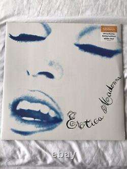 Madonna Erotica 2018 Vinyle Blanc Royaume-Uni Sceau LP Limité Sainsburys Seulement Très Rare