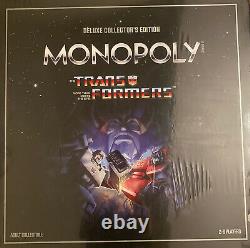Monopoly Transformers Deluxe Collectors Edition -edition Limitée Très Rare