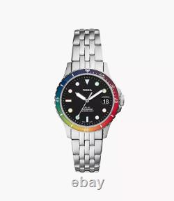 Montre Fossil Pride LGBTQ Fierté / Amour Arc-en-ciel Édition Limitée Le1111 Très Rare