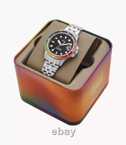 Montre Fossil Pride LGBTQ Fierté / Amour Arc-en-ciel Édition Limitée Le1111 Très Rare