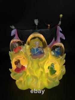 NEIGEURS TRÈS RARES Boule à Neige Disney Édition Limitée 500 La Belle au Bois Dormant Maléfique 2004