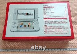 Nintendo 3ds LL Console Mario Brothers White Ntt Very Rare Limited Nouveau Japon