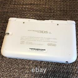 Nintendo 3ds XL Limited Modèle Mario White Console Utilisée Article Très Rare 0039