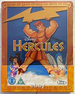 Nouveau Disney Hercules Limited Ed Blu Ray Zavvi Exclusive Steelbook Très Rare Oup
