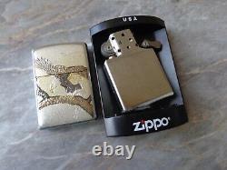 Nouveau Très Rare 2007 Zippo Cigarette Lighter Japan Limited Edition Sky Eagle Wings