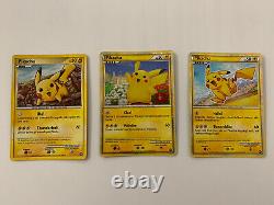 Pokemon Card Pikachu World Collection 9 Cards Set Limited Collection Très Rare