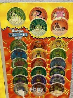 Pokemon Pogs Édition Limitée Super Rare Version Anglaise Avec Livre 1 Edition