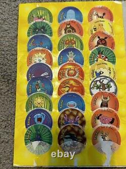 Pokemon Pogs Édition Limitée Super Rare Version Anglaise Avec Livre 1 Edition