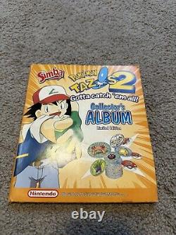 Pokemon Pogs Édition Limitée Super Rare Version Anglaise Avec Livre 1 Edition