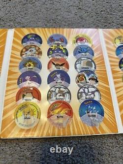 Pokemon Pogs Édition Limitée Super Rare Version Anglaise Avec Livre 1 Edition