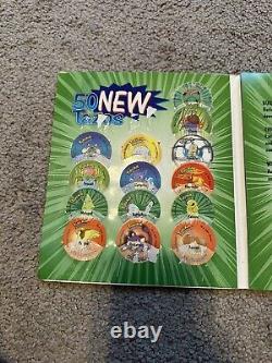 Pokemon Pogs Édition Limitée Super Rare Version Anglaise Avec Livre 1 Edition