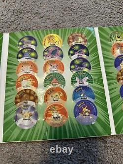 Pokemon Pogs Édition Limitée Super Rare Version Anglaise Avec Livre 1 Edition