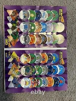 Pokemon Pogs Édition Limitée Super Rare Version Anglaise Avec Livre 1 Edition