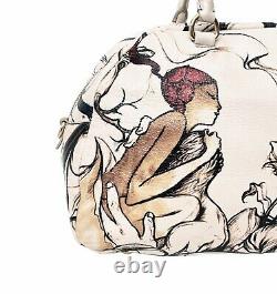 Prada Bauletto Luxe Limited Edition Fairy Bag James Jean Design Très Rare