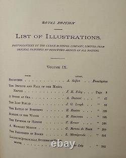 Preuves de l'Inde 1890, Édition Numérotée Limitée, Très Rare, Grandes Illustrations