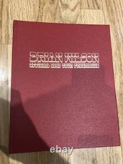 Programme de tournée limité de Brian Wilson Pet Sounds 2005 Londres signé TRÈS RARE plage