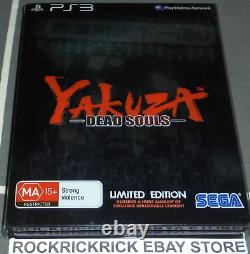 Ps3 Game Yakuza Dead Souls Very Rare Limited Edition + Manual Steelcase Pal