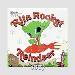 Ron English Rita Rocket Reindeer Vinyl Art Pop Life Very Rare Limited Noël