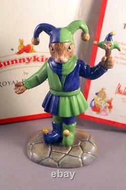 Royal Doulton Bunnykins Db517 The Fair Jester Very Rare Limited Edition