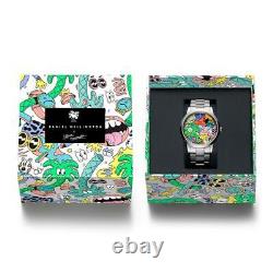 STEVEN HARRINGTON X DW ICONIC LINK SS Montre Très Rare Modèle Limité NEUF