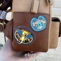 Sac à dos mini Loungefly NWT Pokemon Camper Patch TRÈS RARE Nouvelle édition limitée