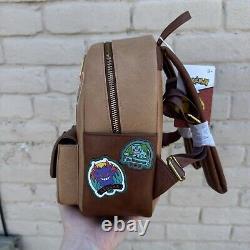 Sac à dos mini Loungefly NWT Pokemon Camper Patch TRÈS RARE Nouvelle édition limitée