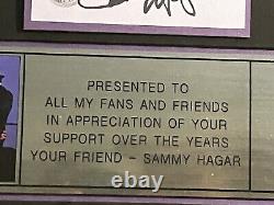 Sammy Hagar Standing Hampton Geffen Édition Limitée #1/500 Signée Très RARE