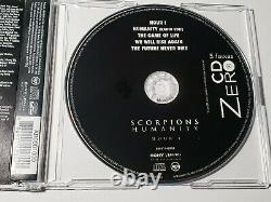 Scorpions Humanity Heure 1 CD Single Limited Edition Très Rare Brésil- Blackout