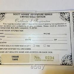 Scott Adams Limited Gold Edition Adventure Series Trs-80 Très Rare