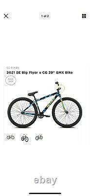 Se Bikes 2021 Big Flyer 29 Camo City Grounds Limited Edition Bmx Très Rare