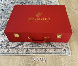 Set de Thé Haut de Gamme en Édition Limitée Remy Martin XO Cognac Avec Étui Rouge Plateau Très Rare À Lire