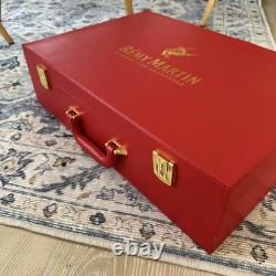 Set de Thé Haut de Gamme en Édition Limitée Remy Martin XO Cognac Avec Étui Rouge Plateau Très Rare À Lire