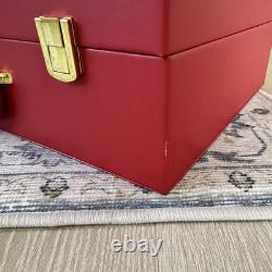 Set de Thé Haut de Gamme en Édition Limitée Remy Martin XO Cognac Avec Étui Rouge Plateau Très Rare À Lire