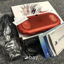 Sony Playstation Vita Saga Scarlet Grace Limited Edition Metallic Red Très Rare