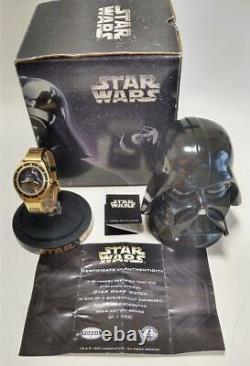 Star Wars Fossil Collectors Montre Darth Vader 1000 Limited 338/1000 Très Rare