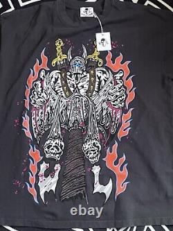 T-shirt Barbarian Warren Lotas très rare RIP Evan Édition Limitée. XXL