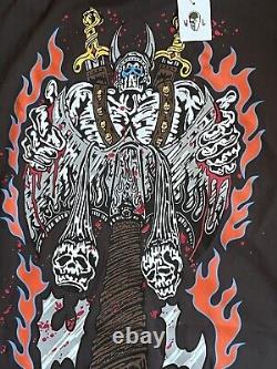 T-shirt Barbarian Warren Lotas très rare RIP Evan Édition Limitée. XXL