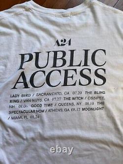 T-shirt édition limitée très rare A24 Public Access