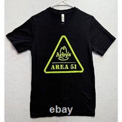 T-shirt graphique Alien Arby's Area 51 en très rare édition limitée taille S 2019