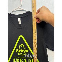 T-shirt graphique Alien Arby's Area 51 en très rare édition limitée taille S 2019