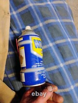 TRÈS RARE ! Aérosol WD-40 ÉDITION LIMITÉE 50E ANNIVERSAIRE UTILISÉ À MOITIÉ À VIDE 11 OZ