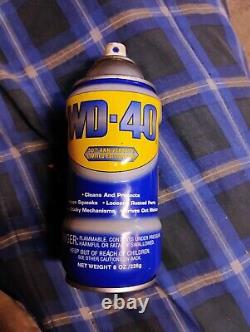 TRÈS RARE ! Aérosol WD-40 ÉDITION LIMITÉE 50E ANNIVERSAIRE UTILISÉ À MOITIÉ À VIDE 11 OZ