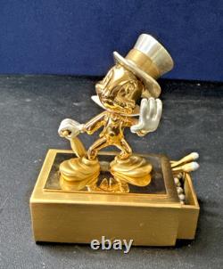 TRÈS RARE Collections Showcase Disney Jiminy Cricket par OLSZEWSKI Édition Limitée